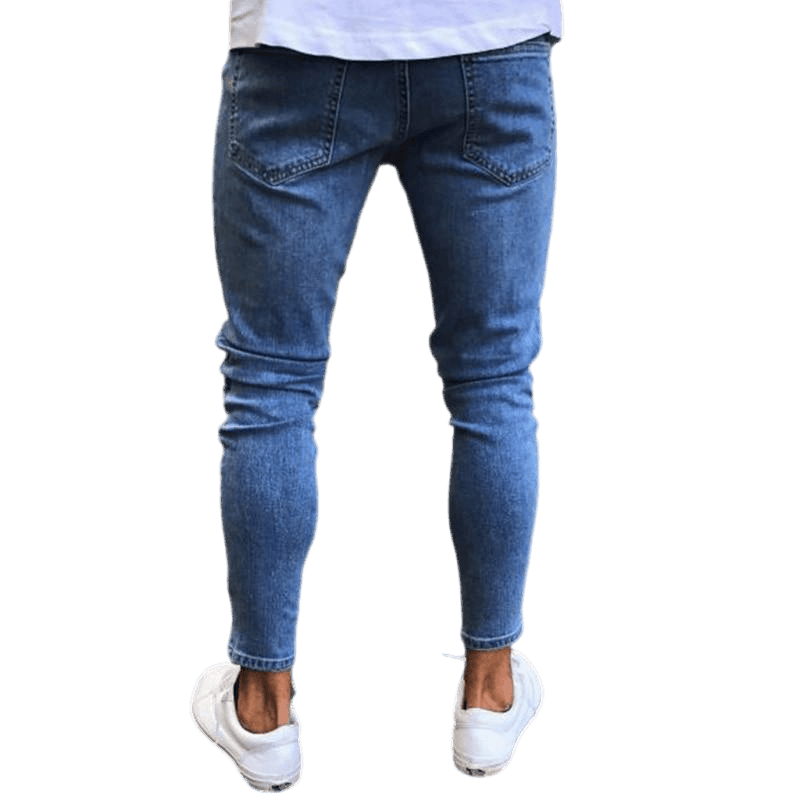 Men Jeans With Patches - Men's Jeans - LeStyleParfait