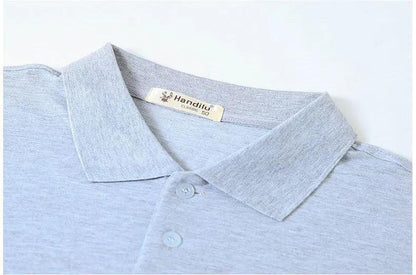 Men Long Sleeved Polo Shirt Cotton - Polo Shirt - LeStyleParfait