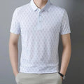 Men Printed Polo Shirt - Short Sleeved-Polo Shirt-LeStyleParfait