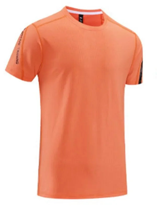 LeStyleParfait Men's T-Shirts Casual Round Neck Plain-Solid Short Sleeves-T-Shirt