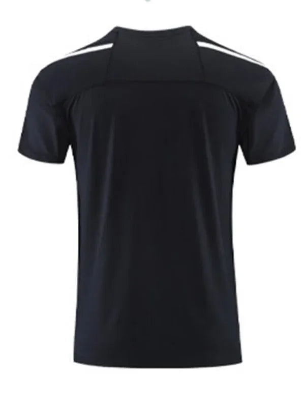 LeStyleParfait Men's T-Shirts Casual Round Neck Plain-Solid Short Sleeves-T-Shirt