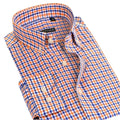 Men's Button Down Cotton Checkered Shirt - Checkered Shirt - LeStyleParfait