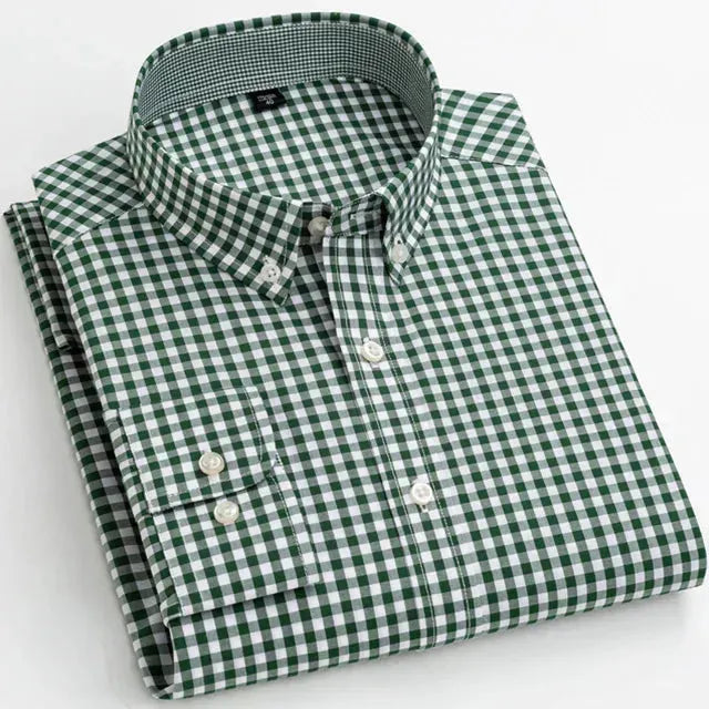 Men's Casual Check Shirt - Check Shirt - LeStyleParfait