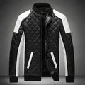 Men's Casual Motorcycle Leather Jacket - Leather Jacket - LeStyleParfait