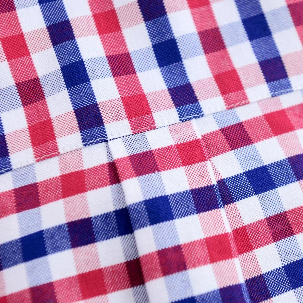 Men's Patch Pocket Checkered Shirt - Checkered Shirt - LeStyleParfait