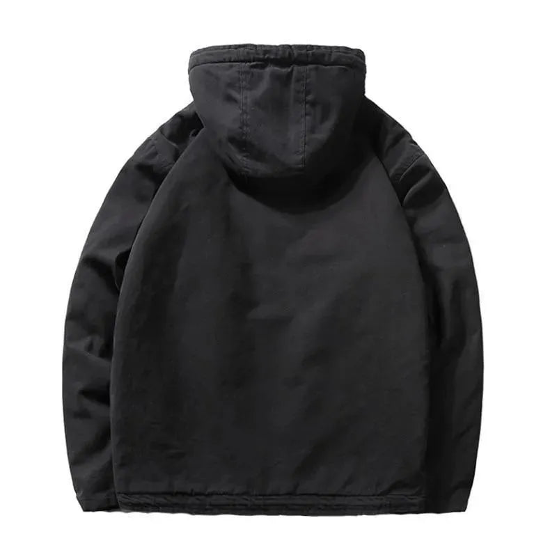 Men Safari Jacket With Slip Pockets - Casual Jacket - LeStyleParfait