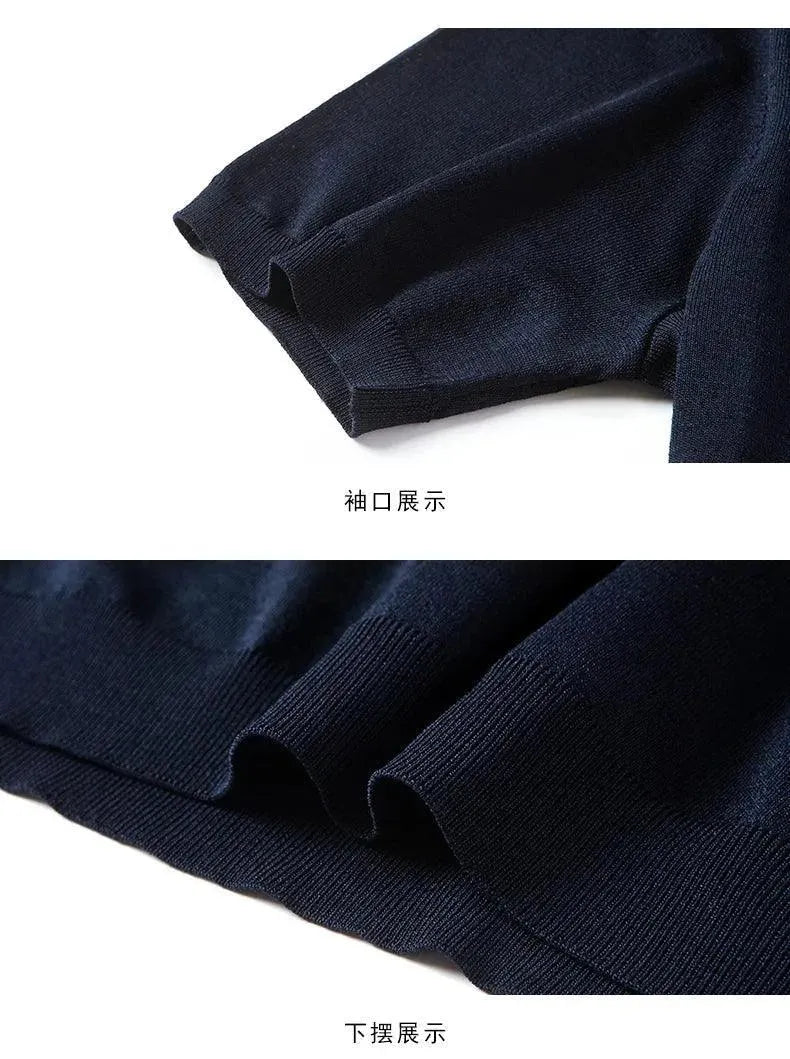 Men Short Sleeve Knitted Polo Shirt - Polo Shirt - LeStyleParfait