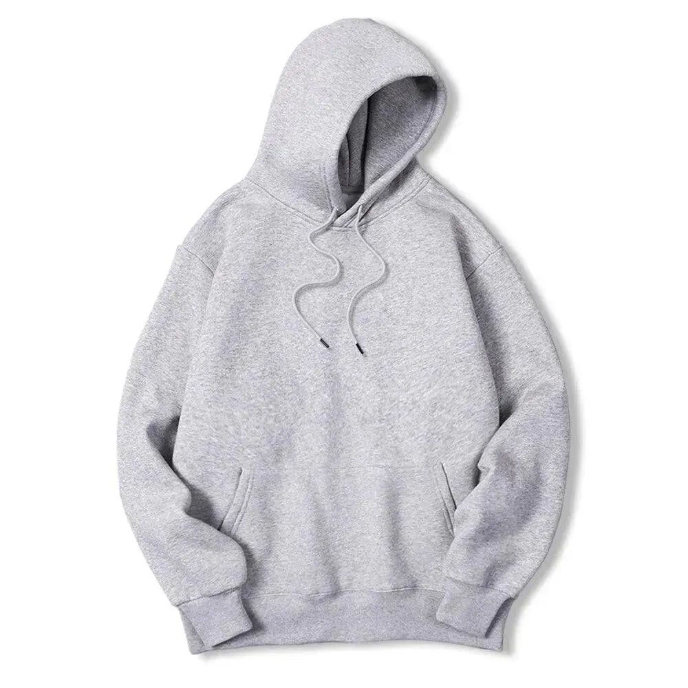 Men Solid Casual Hoodies - Men Hoodie - LeStyleParfait
