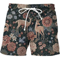 Men Tropical Board Shorts