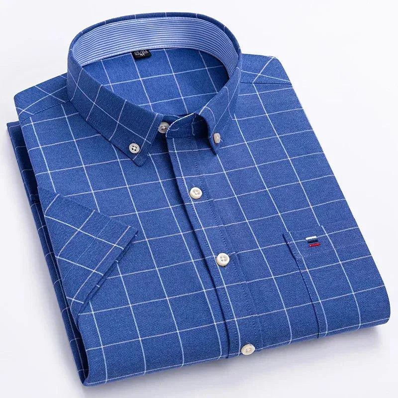 Men's Big Box Checkered Shirt - Checkered Shirt - LeStyleParfait