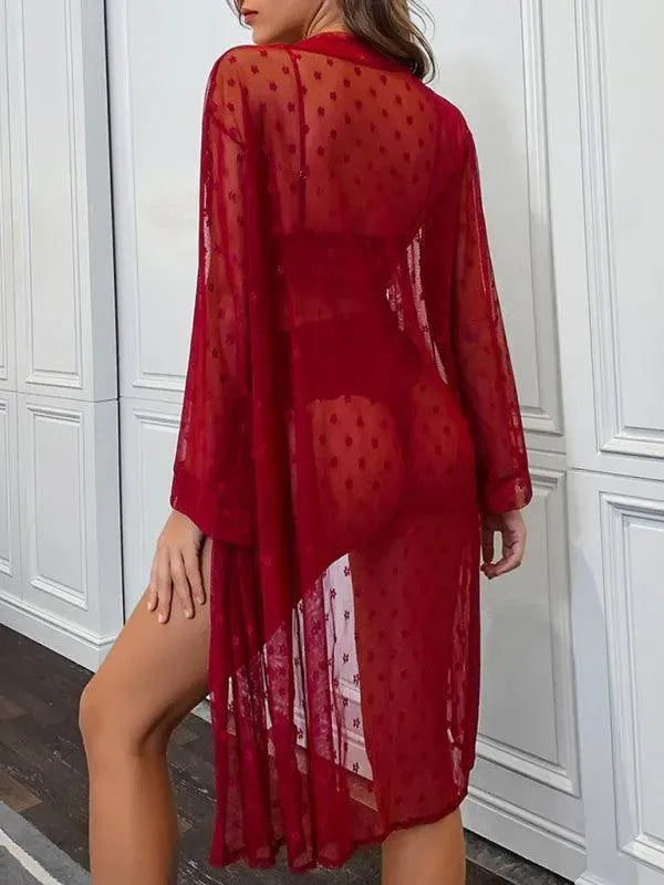 Mesh See-through Lingerie Set - Lingerie Set - LeStyleParfait