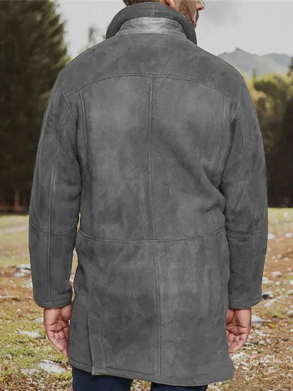 Mid-Length Loose Zipper Men Winter Coat - Winter Coat - LeStyleParfait