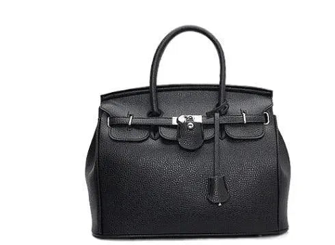 Minimalist Leather Handbag - Handbag - LeStyleParfait