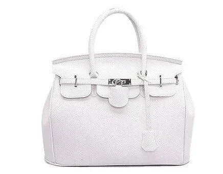 Minimalist Leather Handbag - Handbag - LeStyleParfait