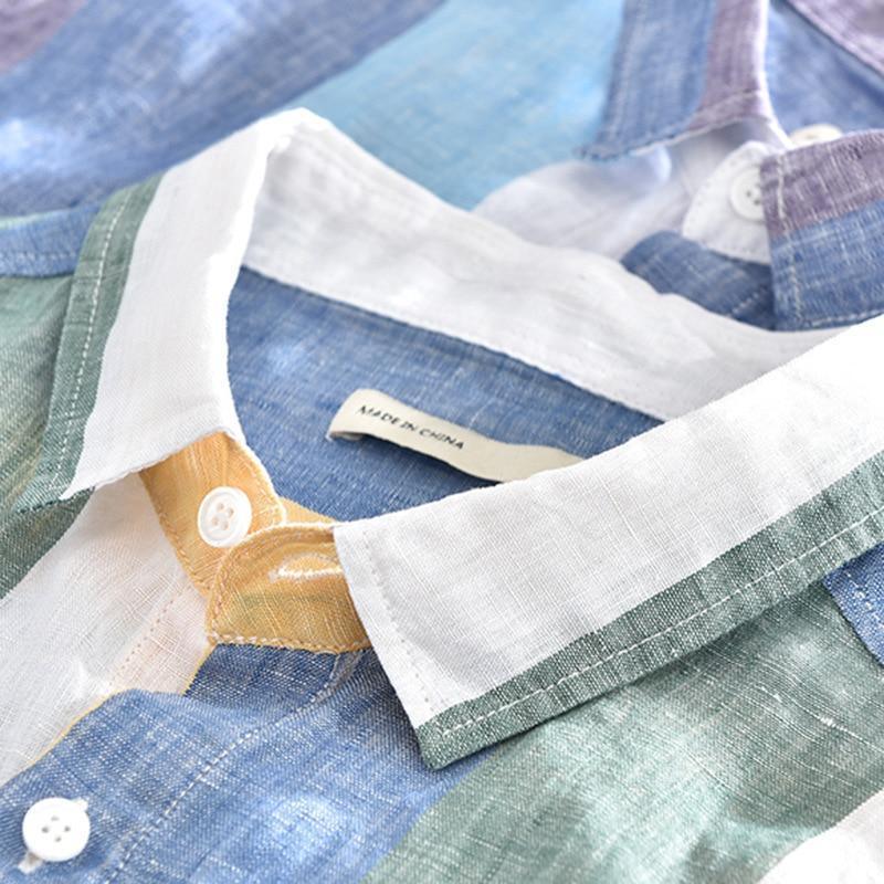Minimalist Style Linen Shirt For Men - Linen Shirt - LeStyleParfait