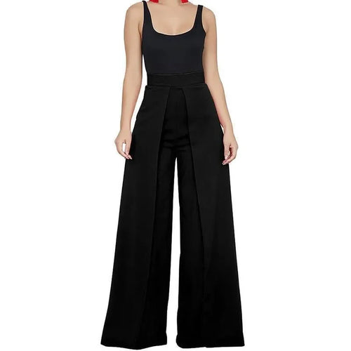 LeStyleParfait Women Pants Plain-Solid Women's Zipper Polyester-Women Pants