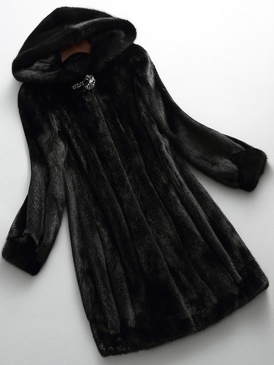 Moscow Hooded Coat For Women - Coat - LeStyleParfait