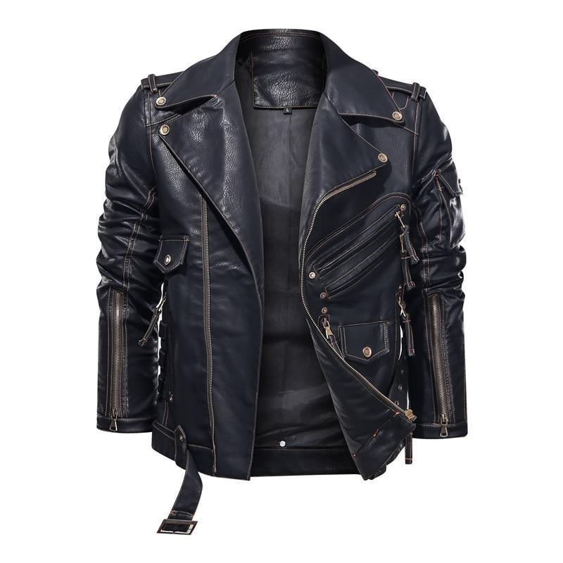 Motorcycle Leather Jackets For Men - Leather Jacket - LeStyleParfait