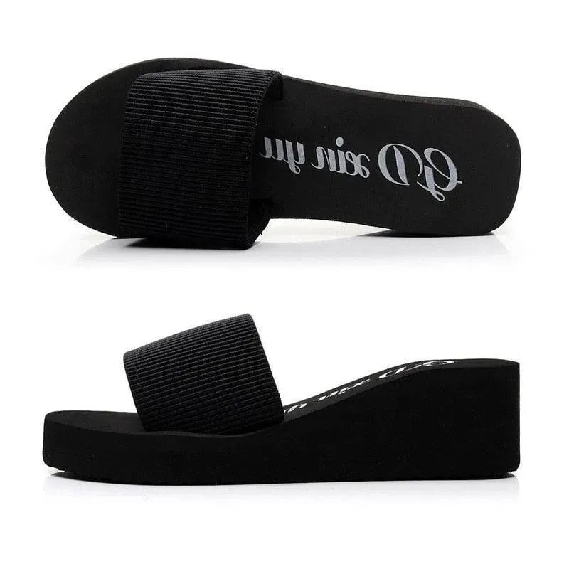 Muffins Slip-On Wedge Sandals - Wedge Shoes - LeStyleParfait