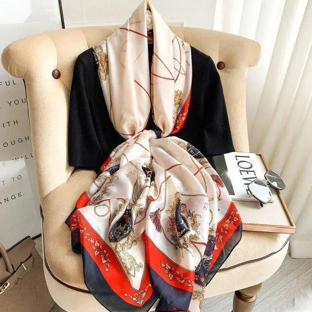 Muffler Silk Scarves - Scarf - LeStyleParfait
