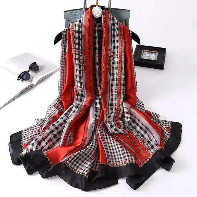 Muffler Silk Scarves - Scarf - LeStyleParfait