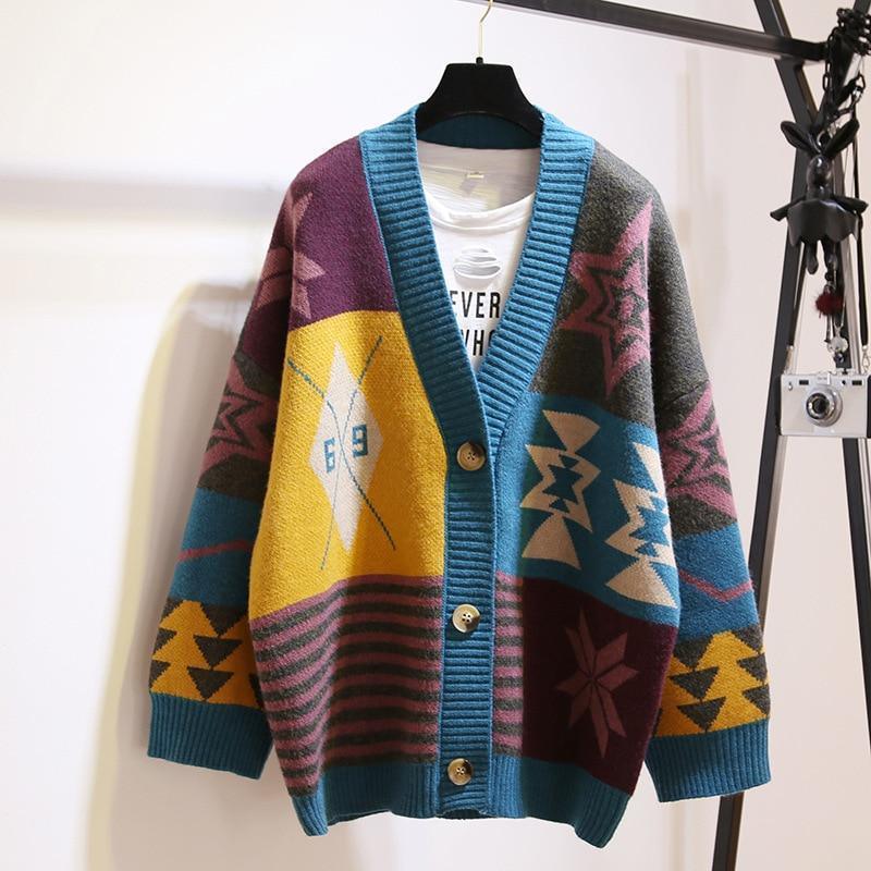 Multi-Color Cardigan Sweater For Women - Cardigan Sweater - LeStyleParfait