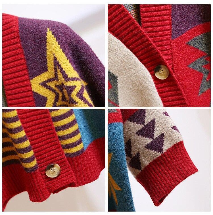 Multi-Color Cardigan Sweater For Women - Cardigan Sweater - LeStyleParfait