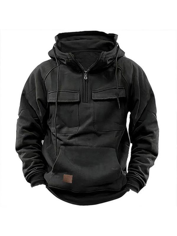 Multi-Pocket Hooded Men Winter Jacket - Winter Jacket - LeStyleParfait