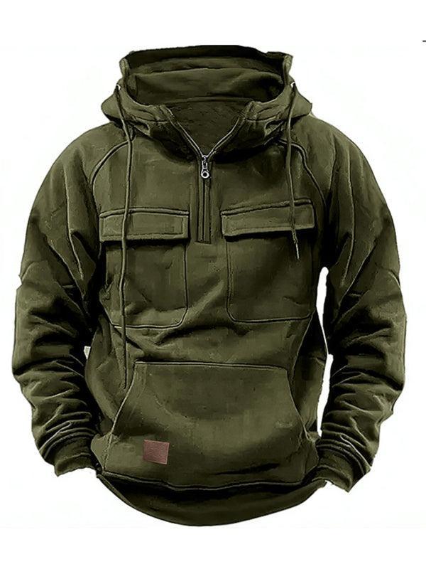 Multi-Pocket Hooded Men Winter Jacket - Winter Jacket - LeStyleParfait