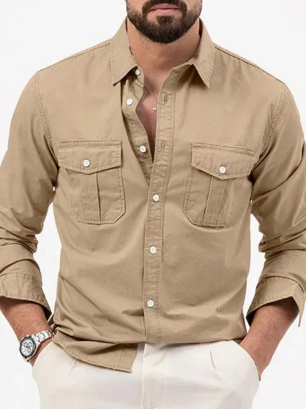 Multi-Pocket Men Casual Shirt - Casual Shirt - LeStyleParfait