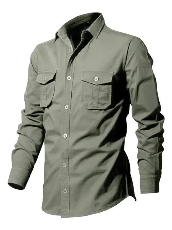 Multi-Pocket Men Casual Shirt - Casual Shirt - LeStyleParfait