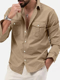 Multi-Pocket Men Casual Shirt - Casual Shirt - LeStyleParfait