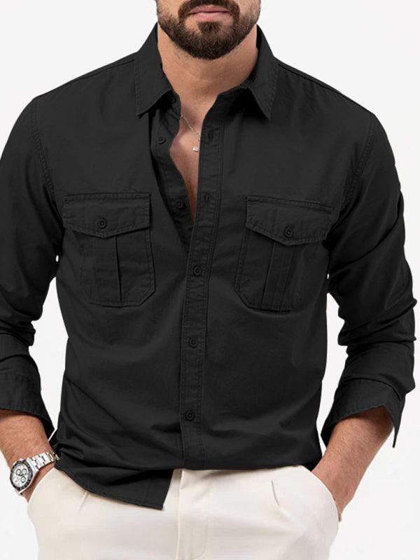 Multi-Pocket Men Casual Shirt - Casual Shirt - LeStyleParfait