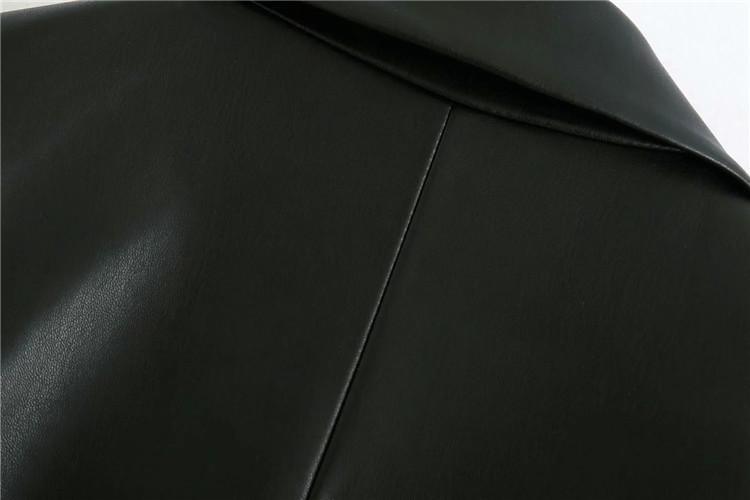 Naomi Oversized Blazer Women - Casual - Plain-Solid - Leather Blazer - LeStyleParfait