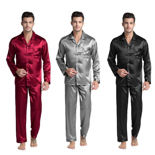 Never Lonely Men Pajama Set - Pajama Pant Set - LeStyleParfait