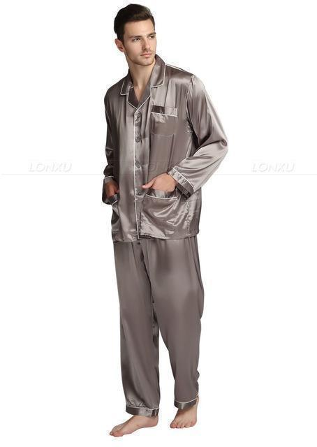 Night To Remember Silk Pajama Set - Pajama Pant Set - LeStyleParfait