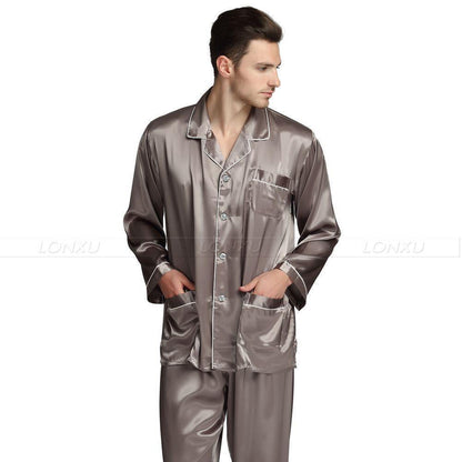 Night To Remember Silk Pajama Set - Pajama Pant Set - LeStyleParfait