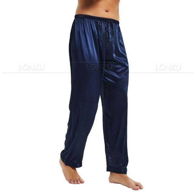 Not Too Easy Men Silk Pajama Pants - Pajama Pants - LeStyleParfait