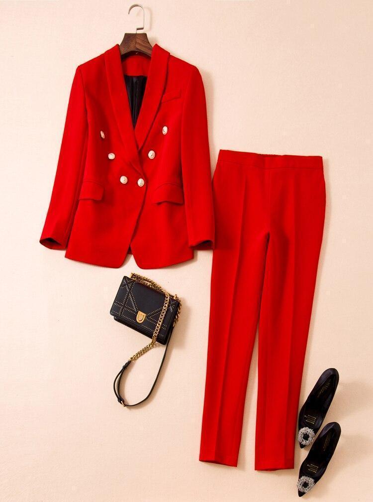 Pantsuit For Women - Business Style - Women Pant Suit - LeStyleParfait