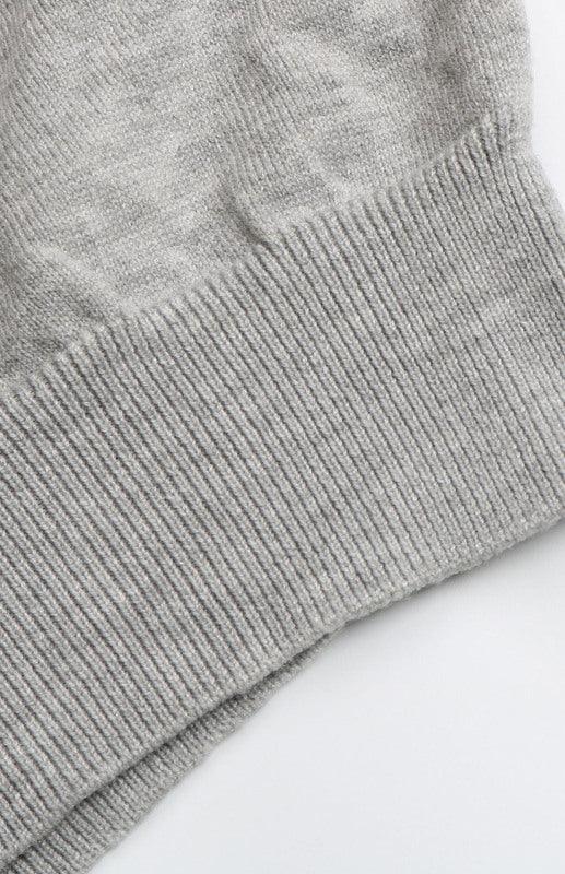 Patchwork Contrast Sweater Cardigan - Cardigan Sweater - LeStyleParfait