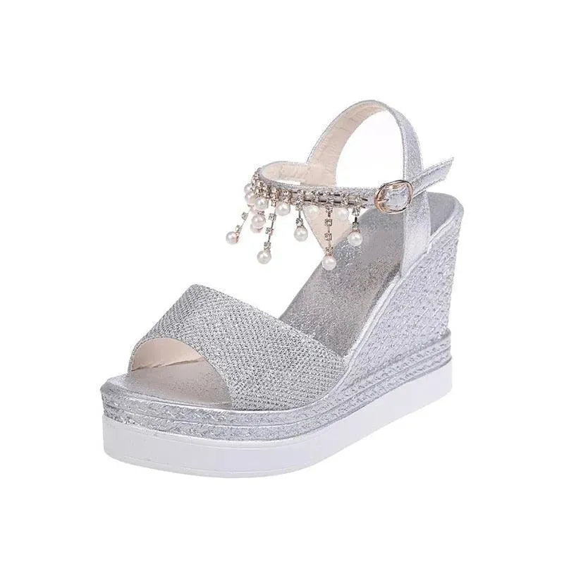 Peep Toe Summer Wedge Shoes - Wedge Shoes - LeStyleParfait