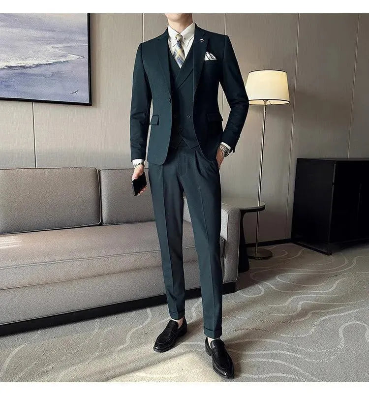 Pietro Formal Business Suit - Three Piece Suit - LeStyleParfait
