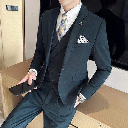 Pietro Formal Business Suit - Three Piece Suit - LeStyleParfait