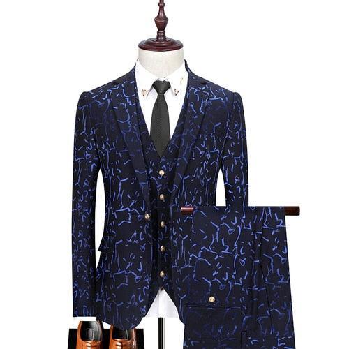 Pietro Galaxy Three Piece Suit - Three Piece Suit - LeStyleParfait