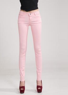 Pink Skinny Women Jeans - Women Jeans - LeStyleParfait