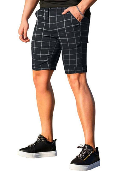 Plaid Casual Men Shorts - Shorts - LeStyleParfait