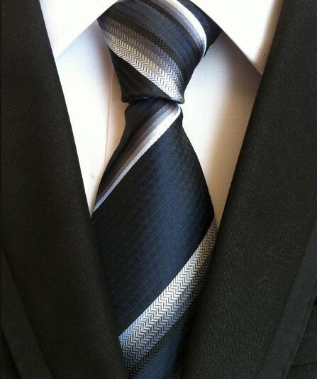 Plaid Striped Silk Men Neckties - Necktie - LeStyleParfait