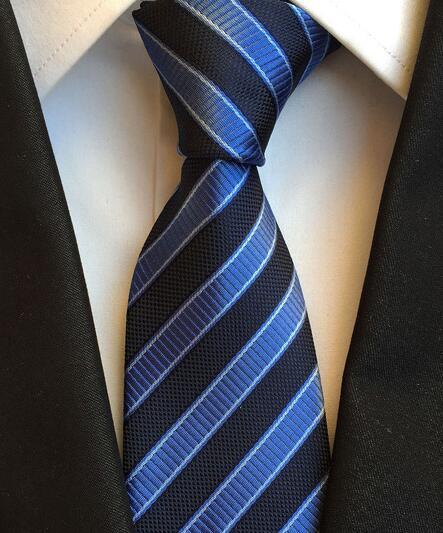 Plaid Striped Silk Men Neckties - Necktie - LeStyleParfait
