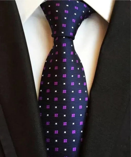 Plaid Striped Silk Men Neckties - Necktie | LeStyleParfait-Necktie