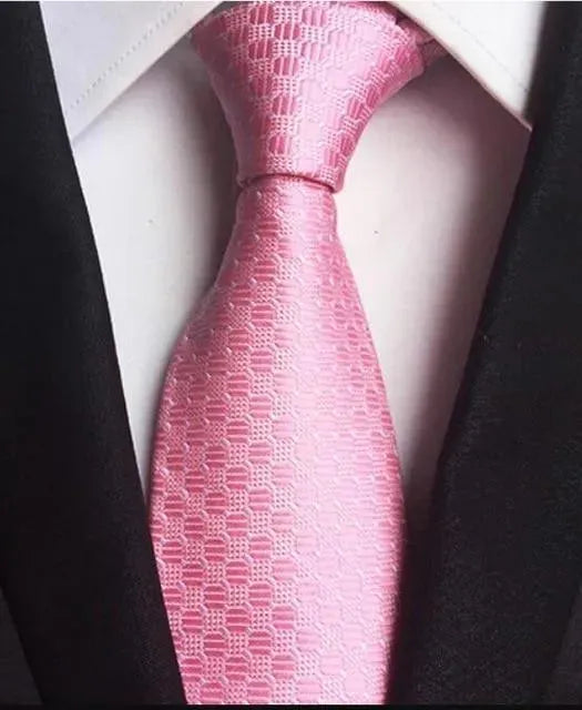 Plaid Striped Silk Men Neckties - Necktie | LeStyleParfait-Necktie